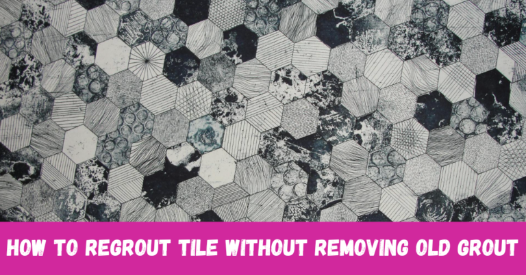 How to Regrout Tile Without Removing Old Grout